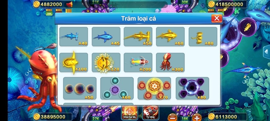 Bắn Cá CF68 cách tính điểm bắn cá CF68