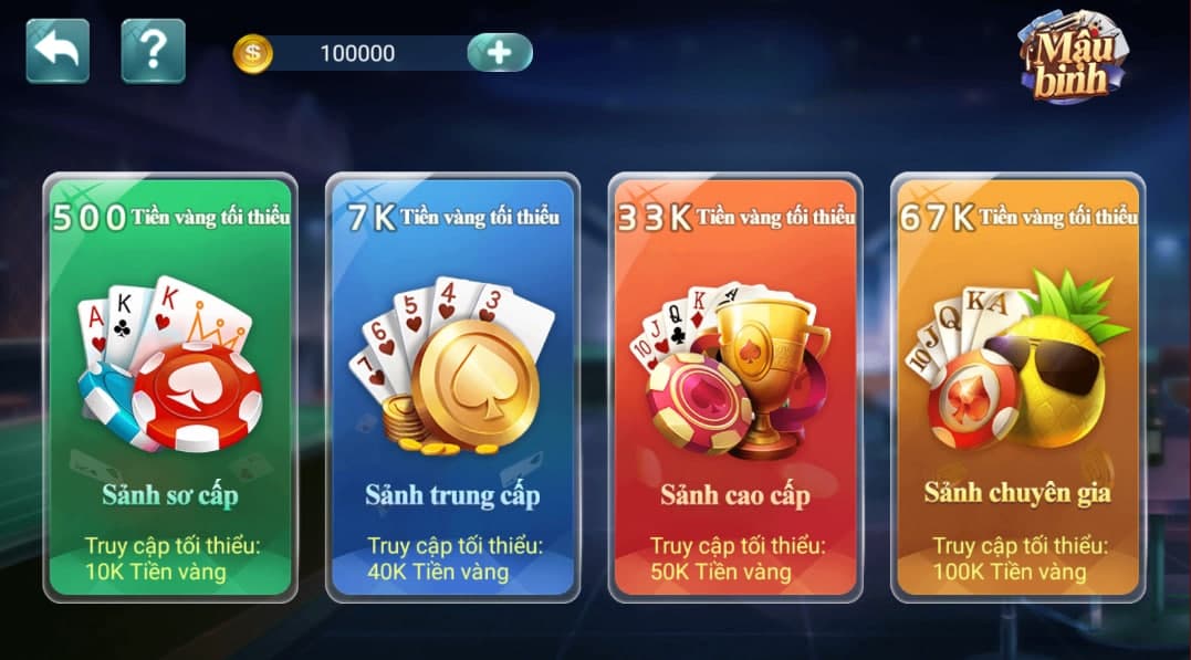 Mậu Binh CF68 phòng chơi mậu binh cf68