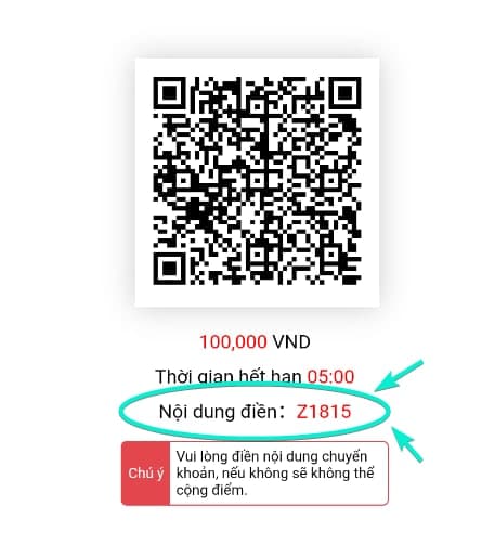 Hướng dẫn nạp tiền Cf68 nhanh chóng Mã QR code của CF68