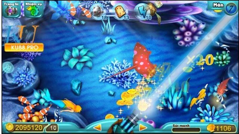 Cách nâng cung bắn cá - nâng level cung bắn cá, game bắn cá Cách nâng cung bắn cá từ từ phù hợp từng màn chơi