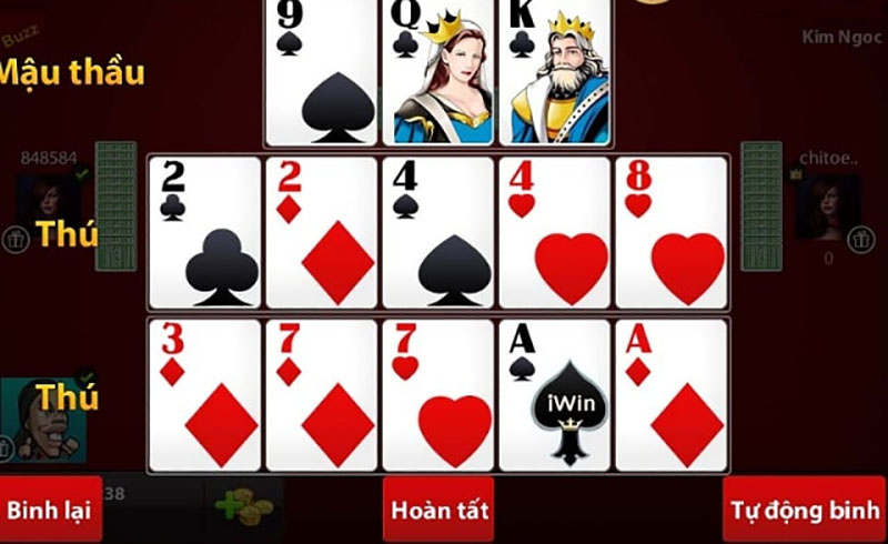 Cách xếp bài Mậu binh để chơi nhanh, hiệu quả thắng lớn Cách xếp bài Mậu binh- Xếp bài thú phé thủ