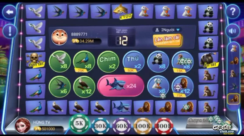 Game quay thú online chơi nhanh thắng lớn, đổi thưởng siêu tốc Truy cập trang web của CF68.DEV và đăng nhập vào tài khoản của mình để trải nghiệm game quay thú online