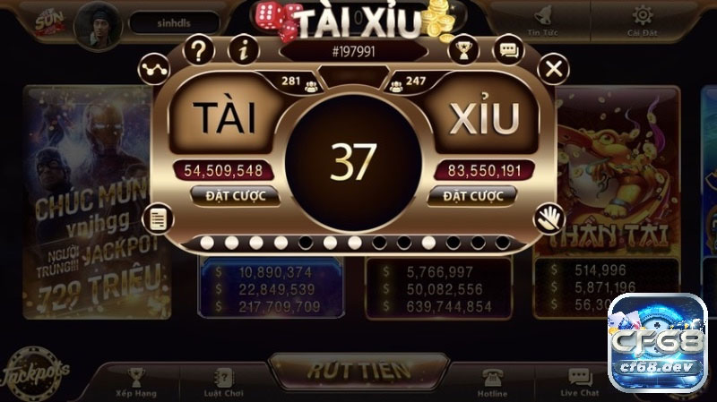 Cách chơi game tai xỉu hiệu quả, dễ thắng lớn cho tân thủ Giao diện của game tài xỉu trên CF68 được thiết kế đơn giản, rõ ràng và dễ sử dụng