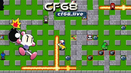 Chơi game bom bom thú vị, giao diện đẹp, kiếm tiền hay tại CF68