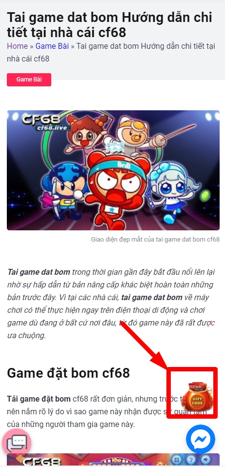 CHƯƠNG TRÌNH ĐÀO CODE HÀNG NGÀY TẠI CF68 & QUY ĐỊNH NHẬN CODE Ô nhập code hàng ngày