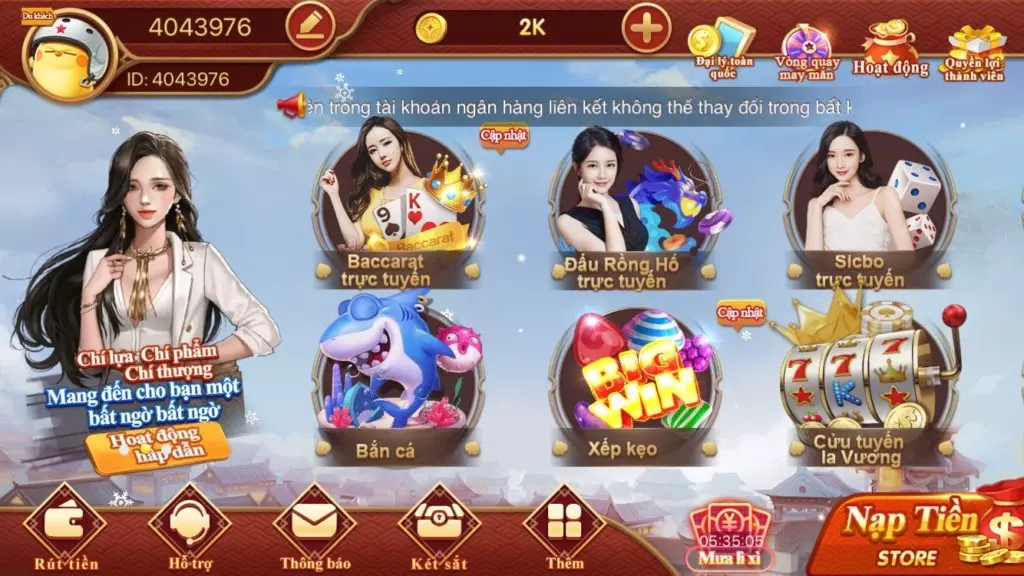cf68live sân chơi mới đẳng cấp cho người Việt cf68live hỗ trợ tiếng việt