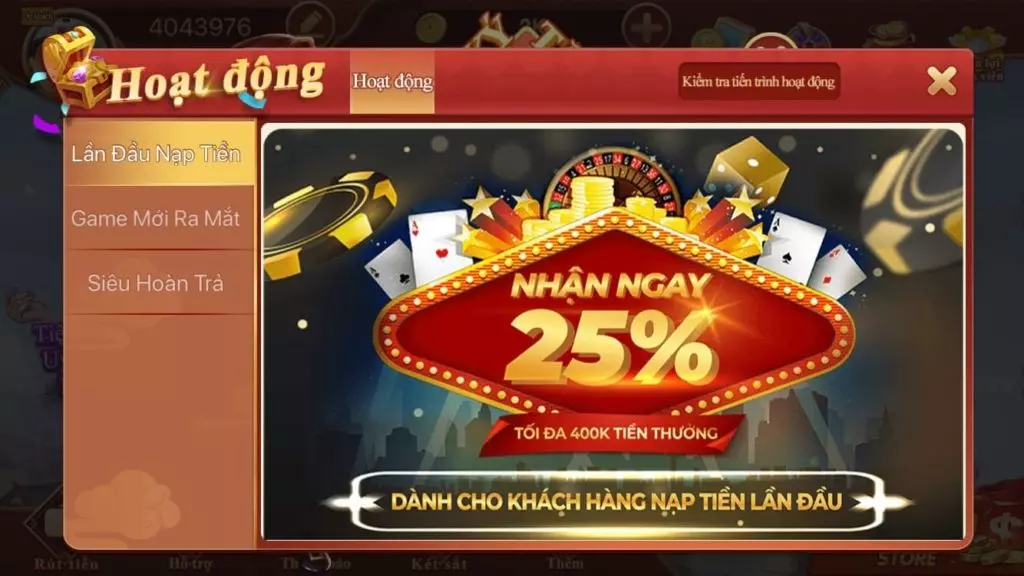 Khuyến mãi CF68 có gì hấp dẫn? khuyến mãi cf68 nạp lần đầu ưu đãi 25%