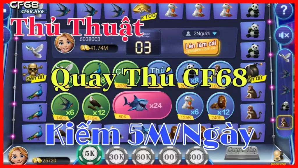 Hack game với Mẹo chơi quay thú cf68 club chỉ được chia sẻ nội bộ Trang chủ game quay thú cf68 club