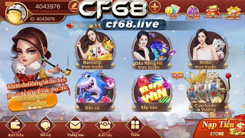 Link tải game CF68 Link tải Game CF68 - Trò chơi có giao diện bắt mắt hàng đầu