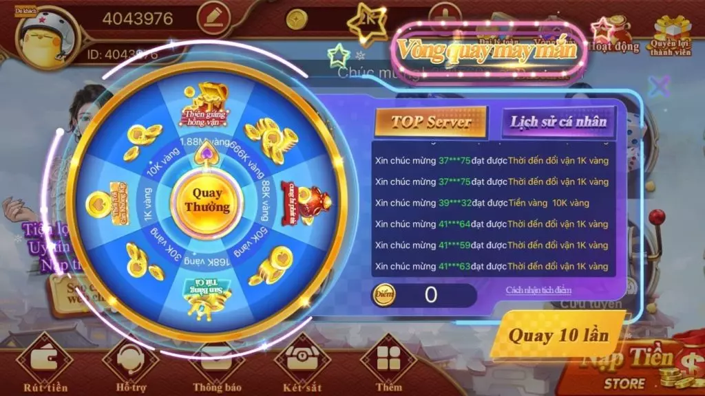 Khuyến mãi CF68 có gì hấp dẫn? cf68 vòng quay may mắn