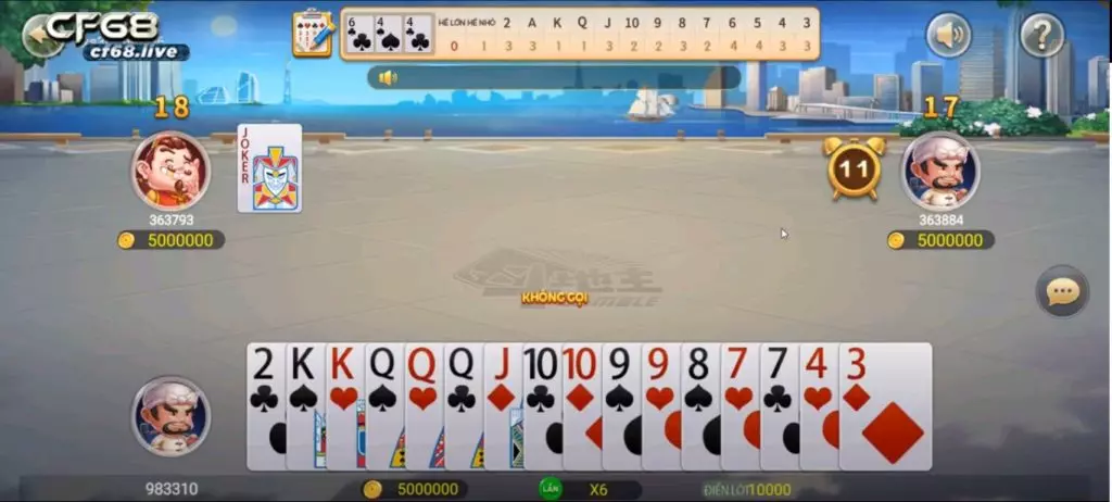 Mẹo chơi game Đấu Địa Chủ cf68 club ăn tiền cực chuẩn Luật chơi đấu địa chủ cf68 club