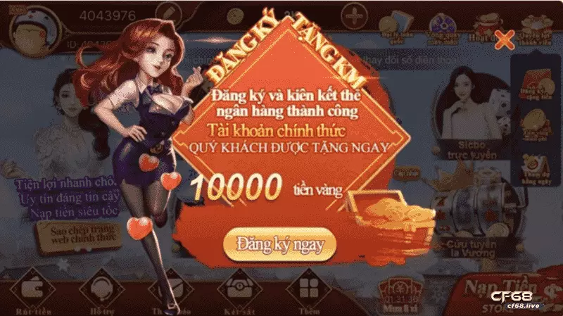 cf68 vin - Thông tin khuyến mãi, ưu đãi hấp dẫn Các ưu đãi hấp dẫn tại cf68