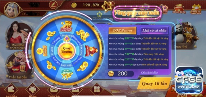 Các chương trình khuyến mãi hấp dẫn tại Cf68 vip 