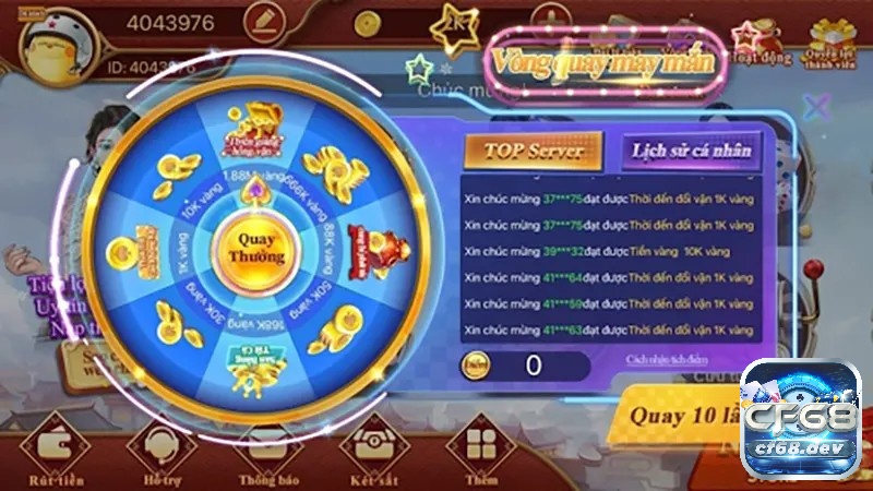 CF68 là cổng game uy tín hoạt động minh bạch