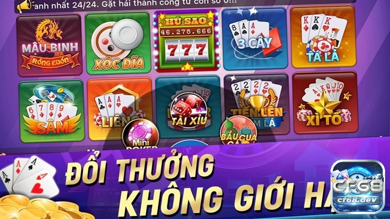 Game online danh bai doi thuong là hình thức chơi bài online lấy thưởng