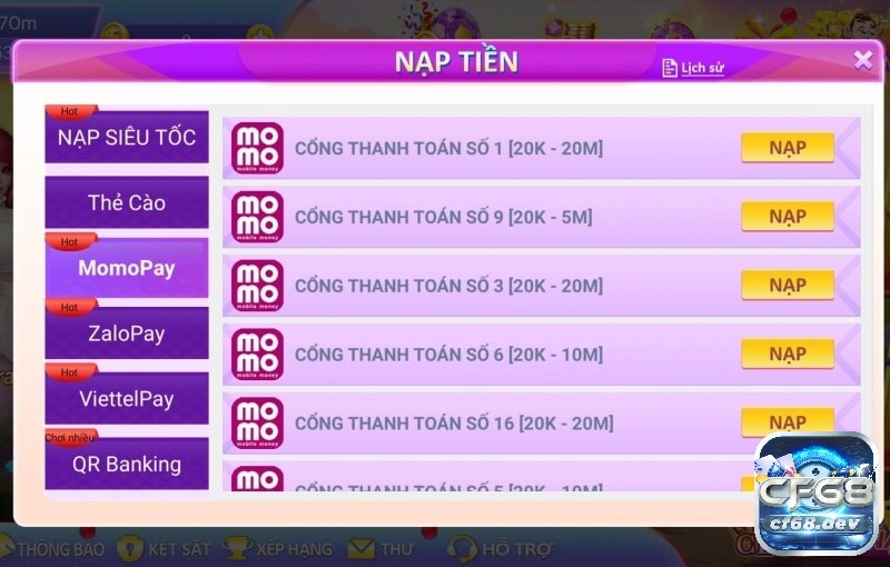 Khi chiến thắng bạn có thể quy đổi ra tiền thật