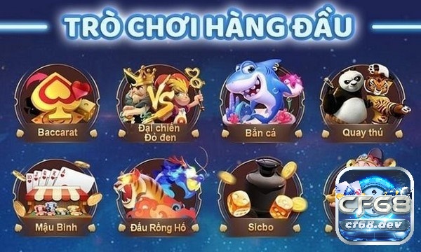 Tham gia trải nghiệm bài Baccarat tại cổng game CF68