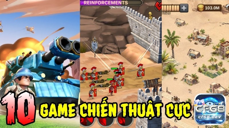 Game online hay cho mobile thể loại chiến thuật