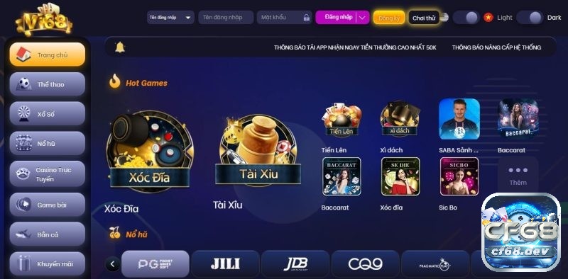 Tìm hiểu thông tin về cổng game Vi68