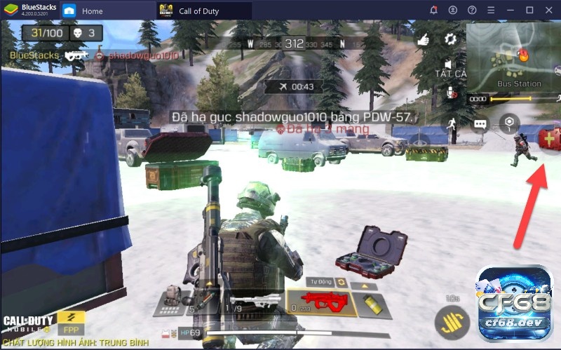 Trong một ván đấu của game Battle Royale có thể có tới gần 100 người chơi cùng lúc