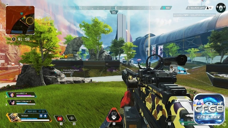 Cơ chế độc đáo trong game Apex Legends là anh em có thể hồi sinh đồng đội tạo nên trải nghiệm gắn kết, vui nhộn