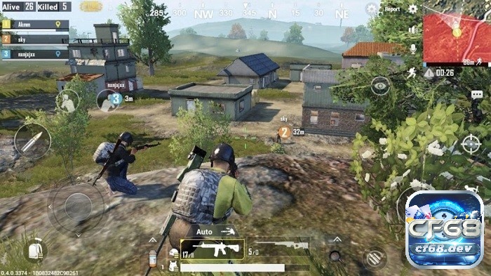 Người chơi PUBG Mobile có thể hợp tác với các người chơi khác để tiêu diệt kẻ địch chung trước mặt